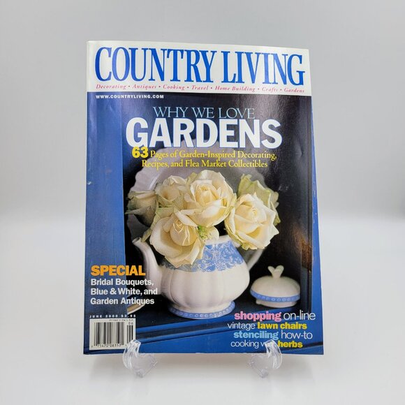 Country Living Magazine June 2000 Vol 23 No 6 Why We Love Gardens Read - Picture 2 of 8